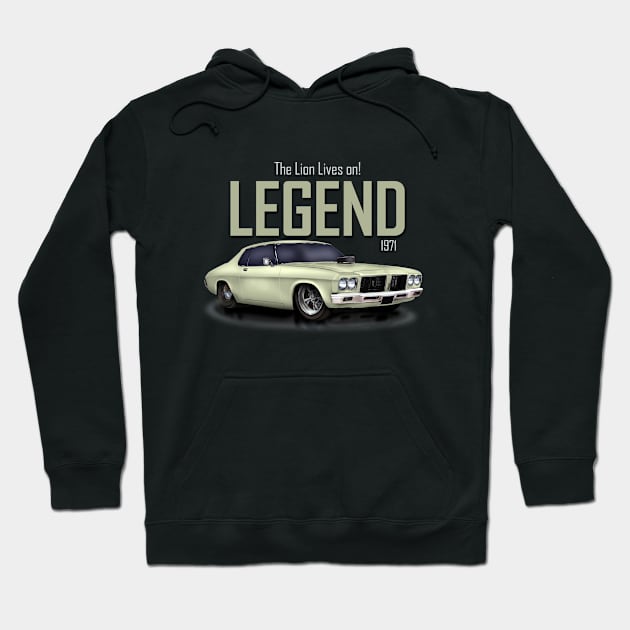 Holden HQ Muscle Car Hoodie by hardtbonez